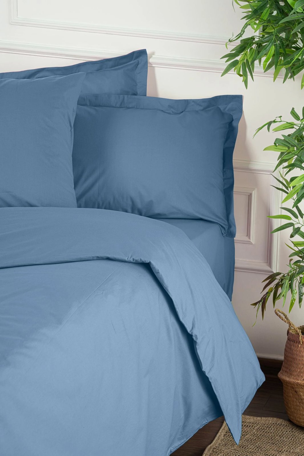 Set mbulesë për jorgan dopio, ngjyrë kaltër, L'essentiel