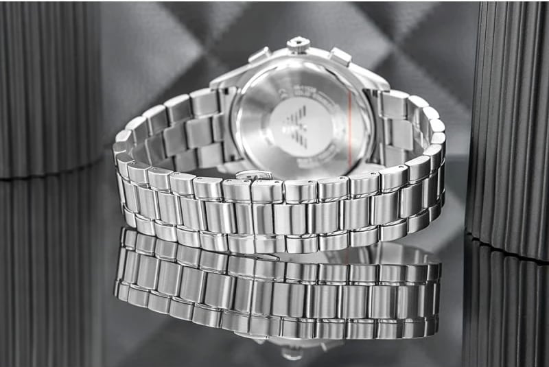 Orë dore për meshkuj Emporio Armani, argjend