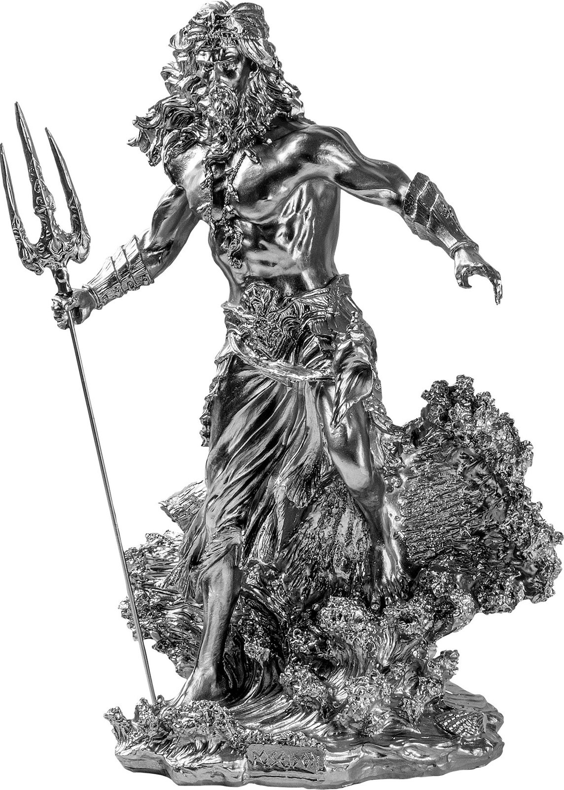 Objekt dekorativ Evila Originals, Yak-035-B, ngjyrë argjendi