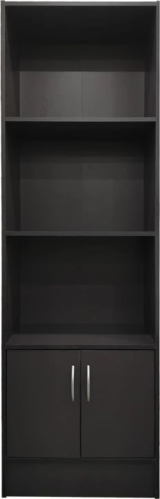 Raft librash Tekaro, ngjyrë antracit, 57x33x180cm