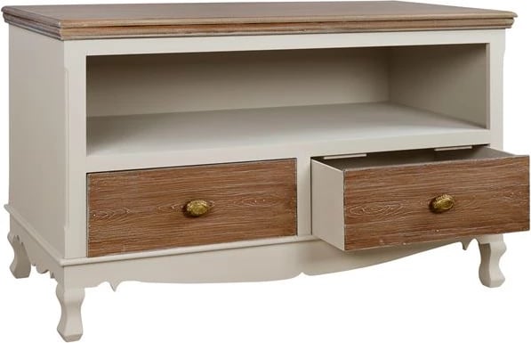 Mbajtëse TV Melody FH7003.01 krem/kafe patinë 100Χ42Χ61