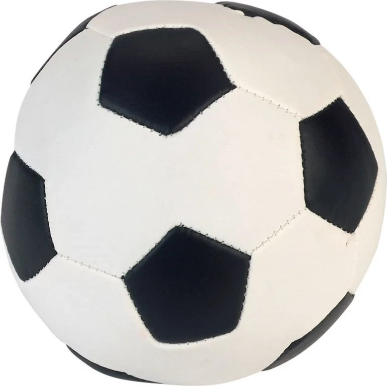 Top lodër për qen KERBL Soft soccer ball, 11cm, Bardhë