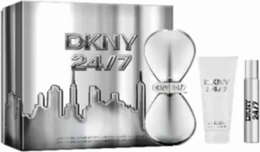 Eau de Parfum set për femra DKNY 24/7, 100ml, 3 copë