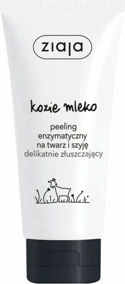 Peeling për fytyrë dhe qafë Ziaja Goat Milk Enzymatic për femra 75ml