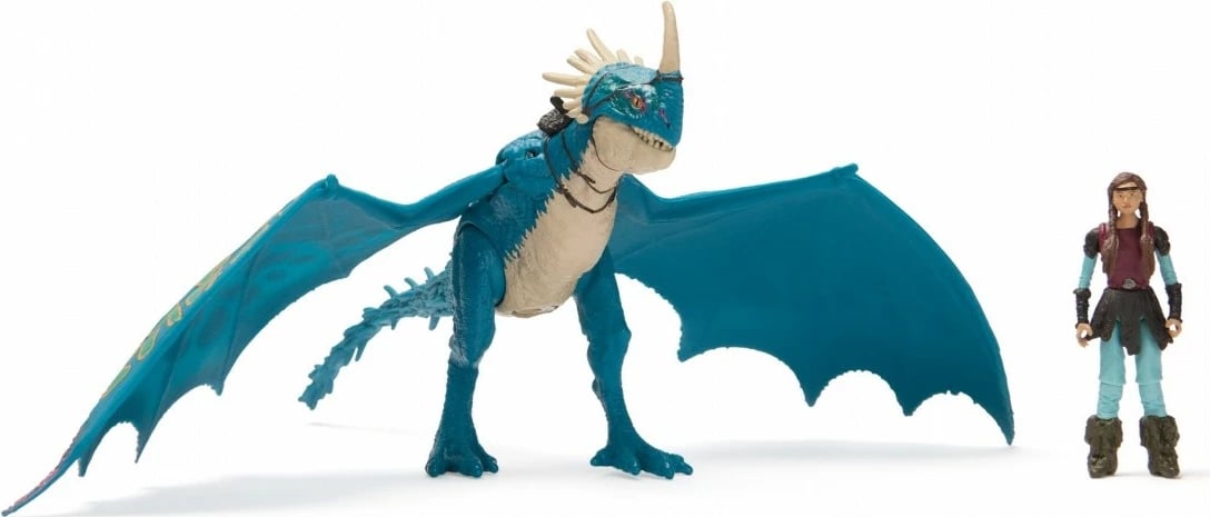 Set figurina Spin Master How to Train Your Dragon, Deadly Nadder + Astrid, plastikë