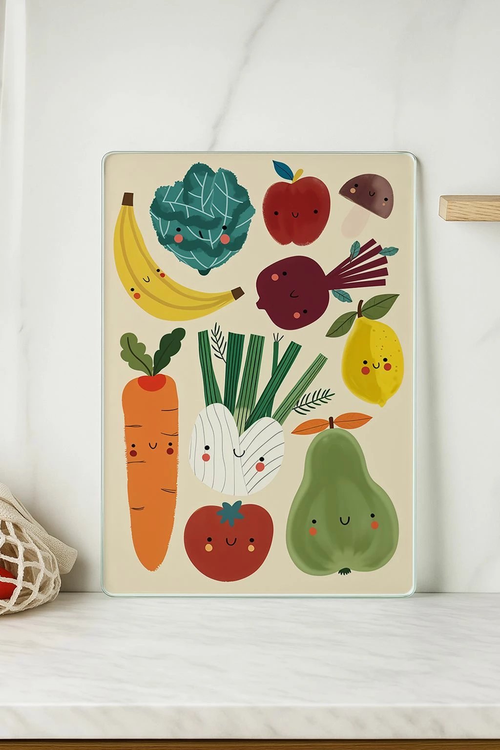 Dërrasë prerëse prej xhami të temperuar, shumëngjyrëshe, Hermia, Kes-00015, 30x40cm Dërrasë prerëse prej xhami të temperuar, shumëngjyrëshe, Hermia, Kes-00015, 30x40cm