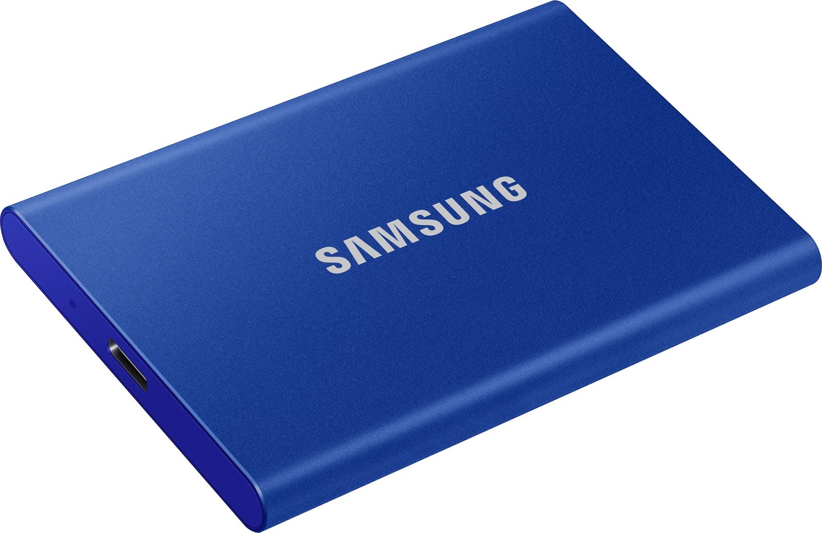SSD portabël Samsung T7, 2 TB, USB Type-C, 3.2 Gen 2, Blu