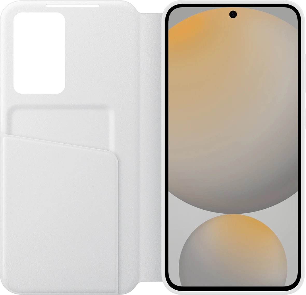 Mbështjellës Samsung Smart View Wallet EF-ZS721CWEGWW për Galaxy S24 FE, Bardhë