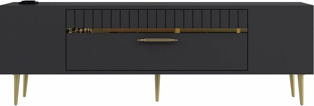 Komodë TV Skye Decor, anthracite, gold, Dekolp1