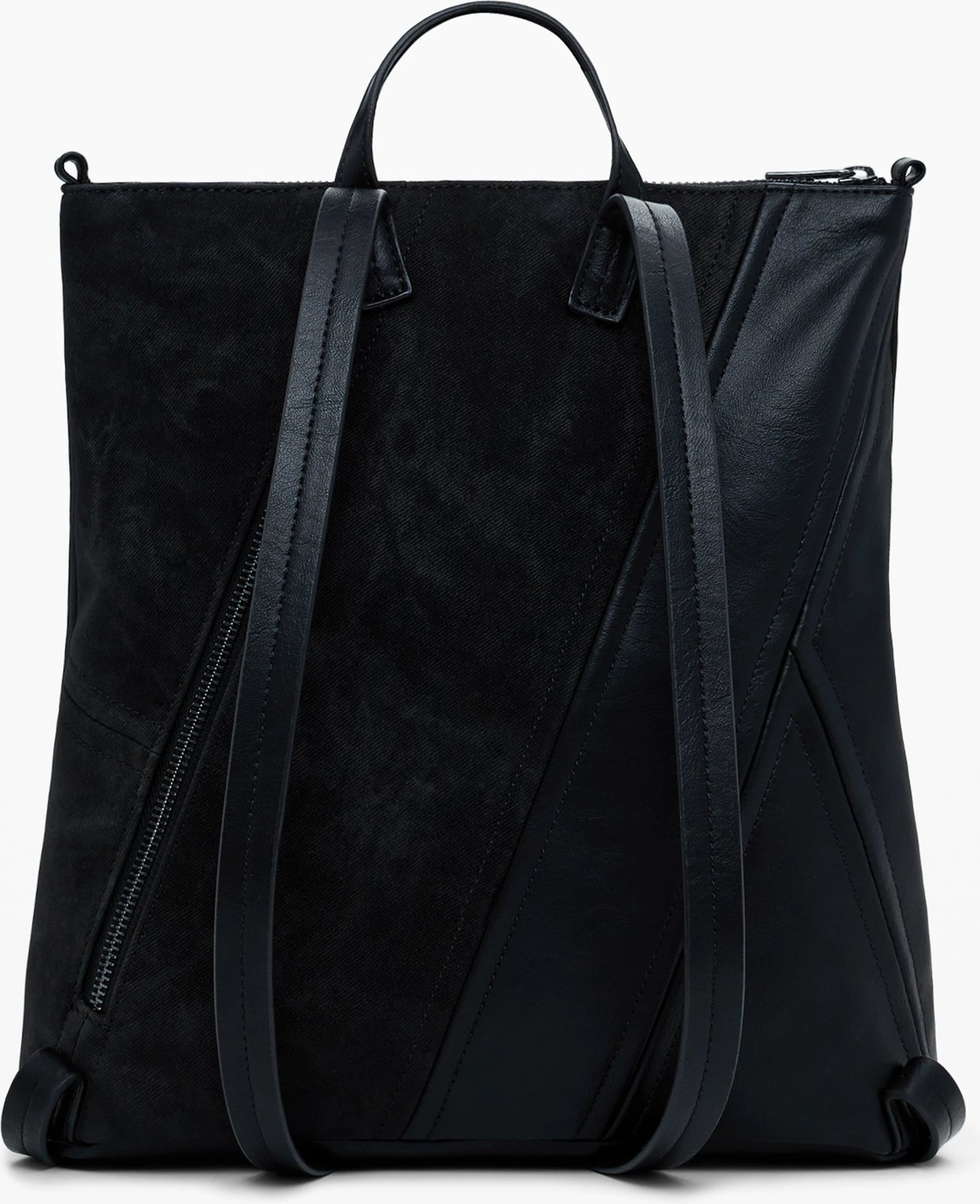 Backpack DESIGUAL Tango Pretoria Mini Patch për femra, e zezë