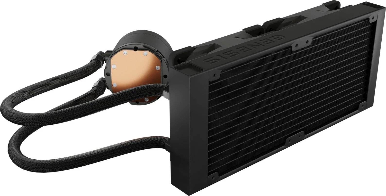 Kasë ftohëse me ujë GENESIS NLG-2318, 2 ventilatorë, e zezë