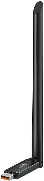 Adapter WiFi Baseus FastJoy 650 Mbps me antenë, USB-A, i zi