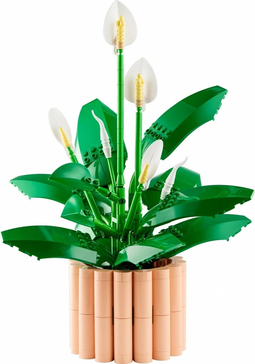 Set ndërtimi, LEGO, Botanicals Peace Lily 11504, 474 pjesë, 19x14x8 cm, 18+, pjeshkë