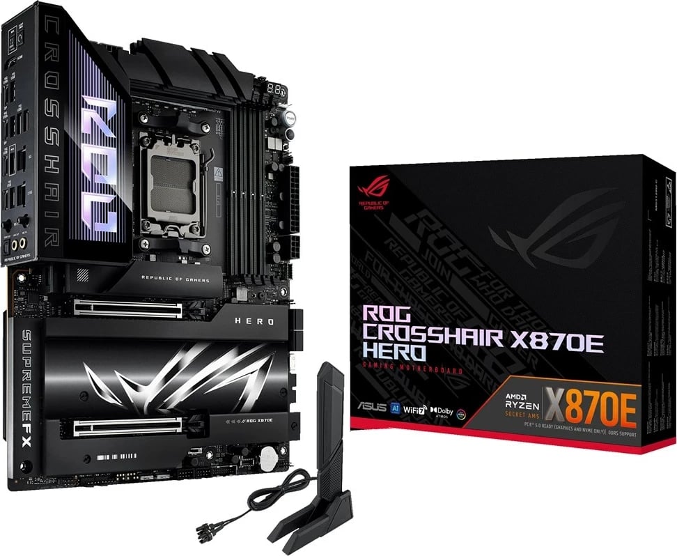 Pllakë amë ASUS ROG CROSSHAIR X870E HERO, Socket AM5, ATX