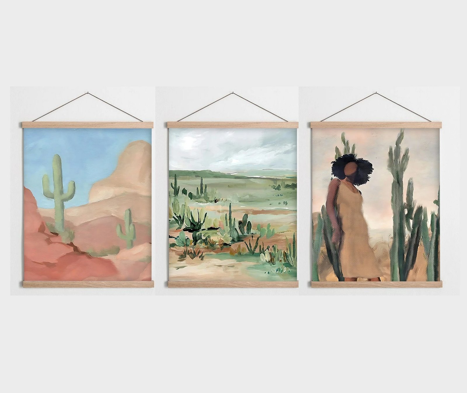 Pikturë dekorative me kornizë (3 copë), Wallity, SRG23