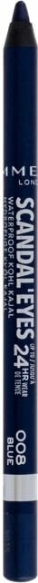 Laps për sy Rimmel London Scandaleyes për femra 008 Blu 1,3g