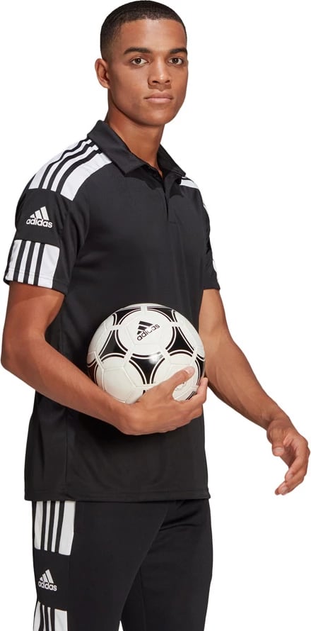 Maicë polo për meshkuj adidas, e zezë