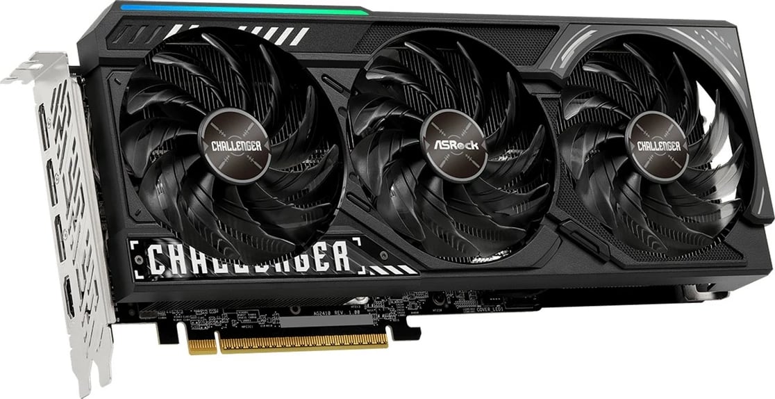Kartë grafike, ASRock Radeon RX 9070 XT Challenger, 16GB GDDR6 256-bit, PCIe 5.0, 3xDP+HDMI