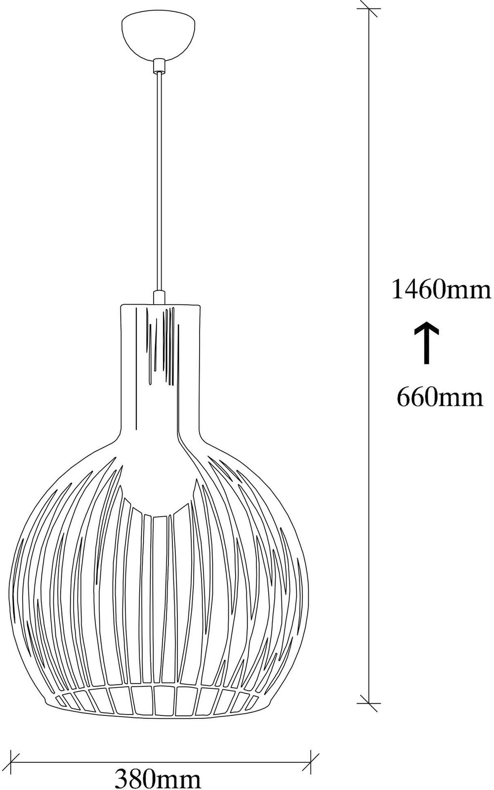 Llambë tavani Opviq Fellini, e zezë, MR-756 Llambë tavani Opviq Fellini, e zezë, MR-756