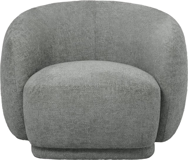 Fotel Freya, ngjyrë e hirtë e lehtë, 93x87x76cm