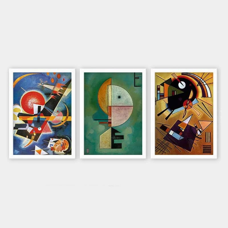 Pikturë dekorative me kornizë (3 copë), Wallity, 3BC_UN287405 _3545