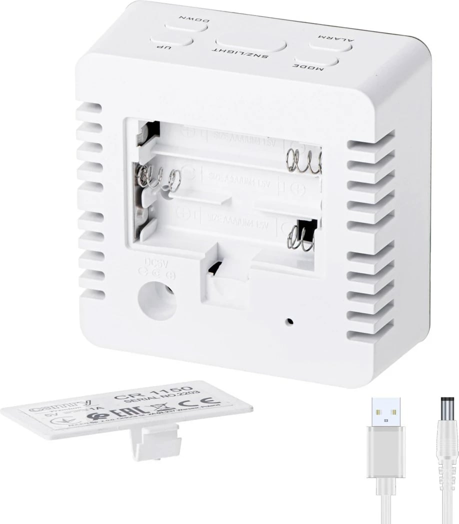 Orë alarmi Adler CAMRY CR 1150w me ekran LED, e zezë