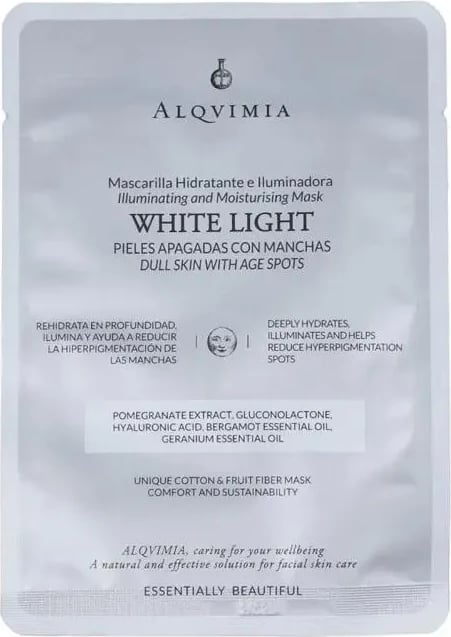 Maskë fytyre ALQVIMIA White Light unisex 1 copë