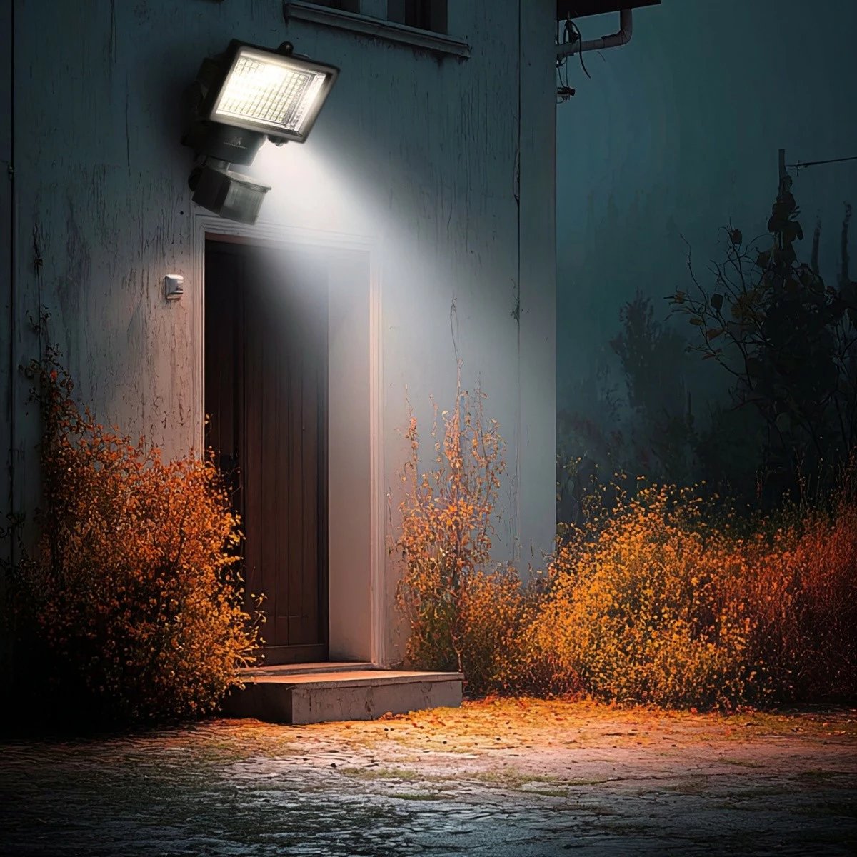 Prozhektor LED solar me sensor lëvizjeje IP44, Maclean MCE442, 6W, 360 lm, 6000K, bateri 2400 mAh