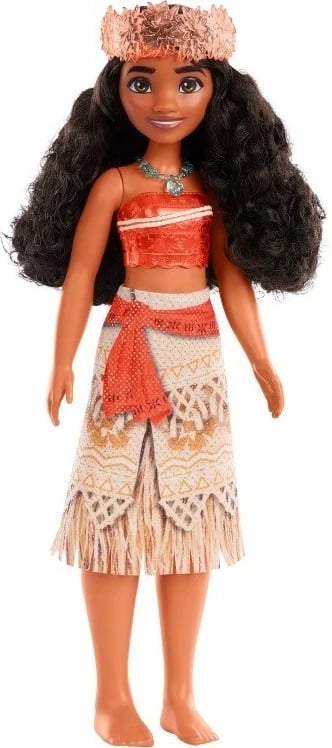 Kukull Disney Princess Vaiana Mattel HLW02/HPG68 me veshje tradicionale, për vajza