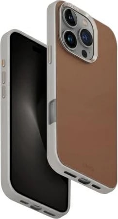 Mbështjellës UNIQ Lyden DS për iPhone 16 Pro 6.3", Magclick, Karamel/Ivory