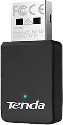 Kasë rrjeti pa tela Tenda U11, USB, Wi-Fi 6, 600 Mbit/s, e zezë