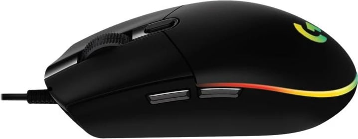 Maus, Logitech G102 LIGHTSYNC 910-005823 me ndriçim RGB, butona të programueshëm, me kabllo, i zi