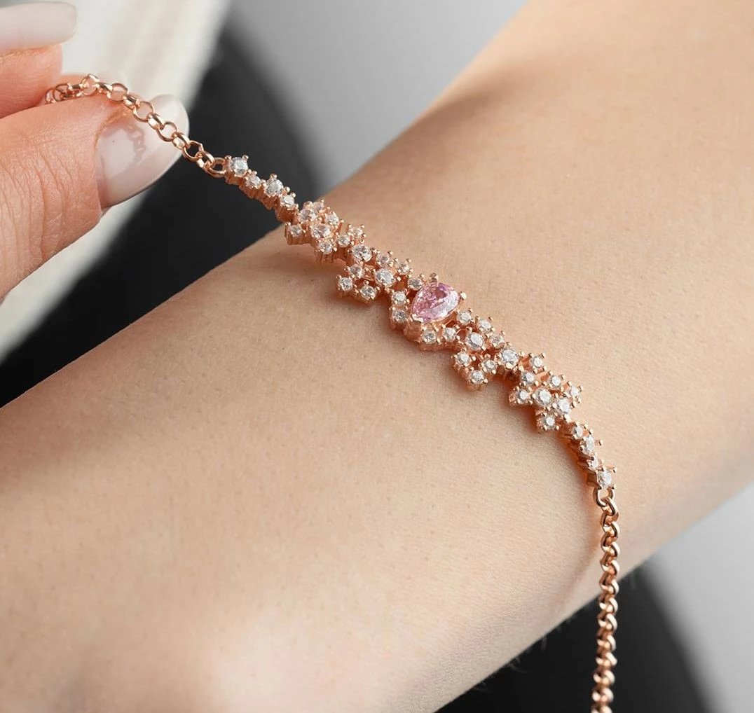 Byzylyk argjendi, ngjyrë rozë, Jumeon, NRZ999378