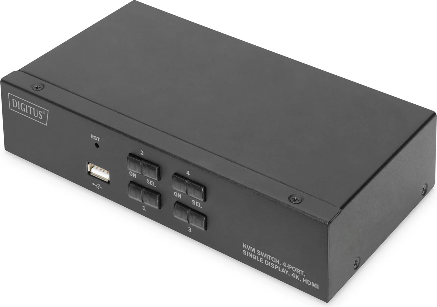 Switch KVM DIGITUS DS-12880, 4 porta, 4K, HDMI, i zi