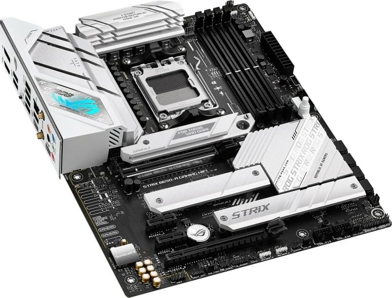 Pllakë amë Asus ROG STRIX B650-A Gaming WiFi, ATX, Socket AM5, DDR5, Wi-Fi 6E, e argjendtë