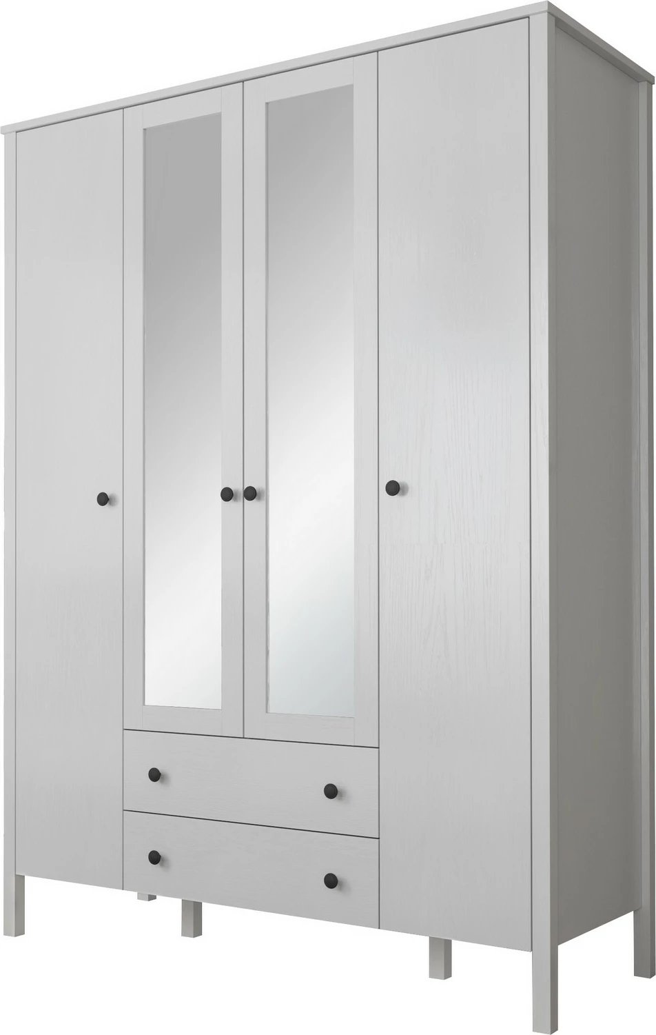 Dollap Hanah Home, FRN-20012, ngjyrë druri dhe e bardhë