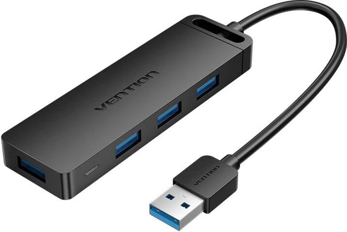 USB hub Vention CHLBF me 4 porta, 1m, e zezë