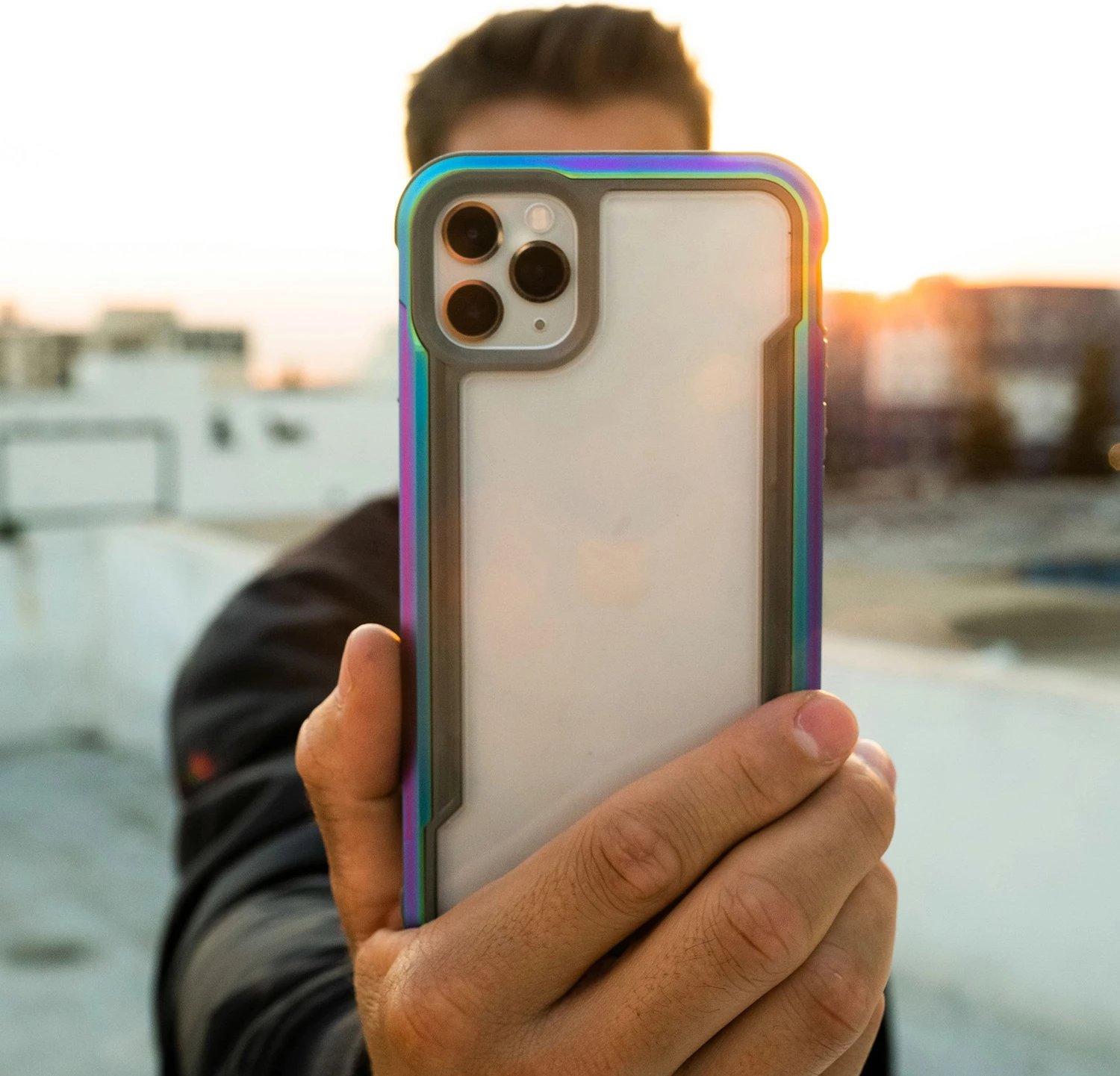 Mbështjellës Raptic X-Doria Shield për iPhone 14 Pro, MagSafe, Blu