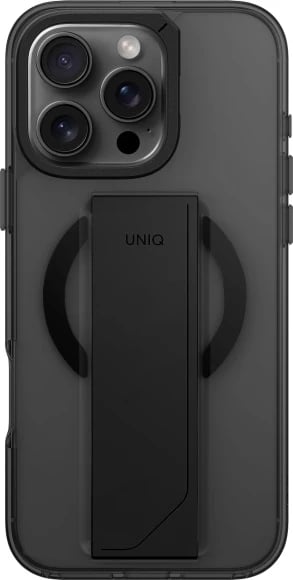 Mbështjellës UNIQ Heldro Max për iPhone 16 Pro 6.3", MagClick, i zi