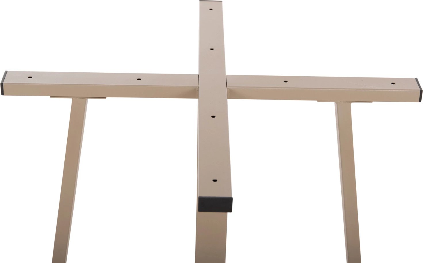 Këmbë tavoline metalike, ngjyrë kapuçino, FH470.25, 60x60x72cm