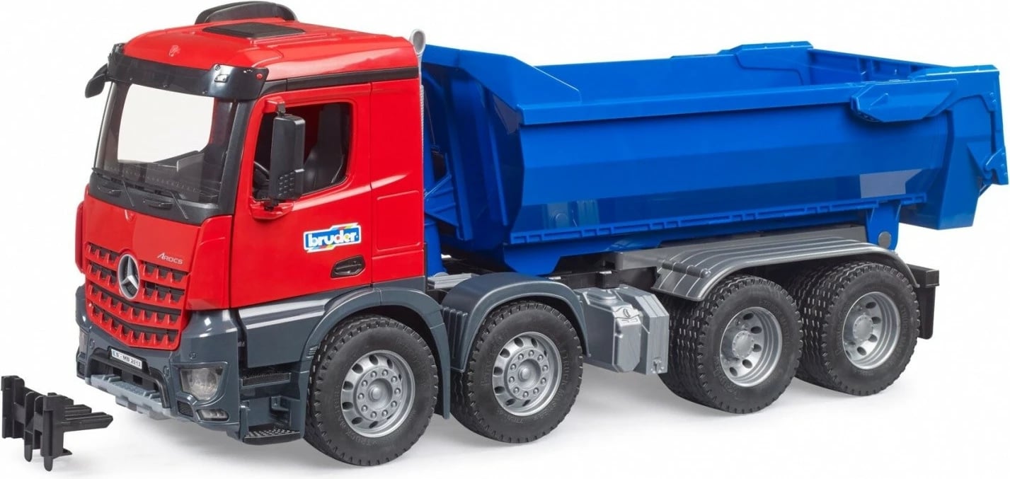Kamion tipp Mercedes Benz Arocs Bruder BR-03621, 1:16, i kuq/blu