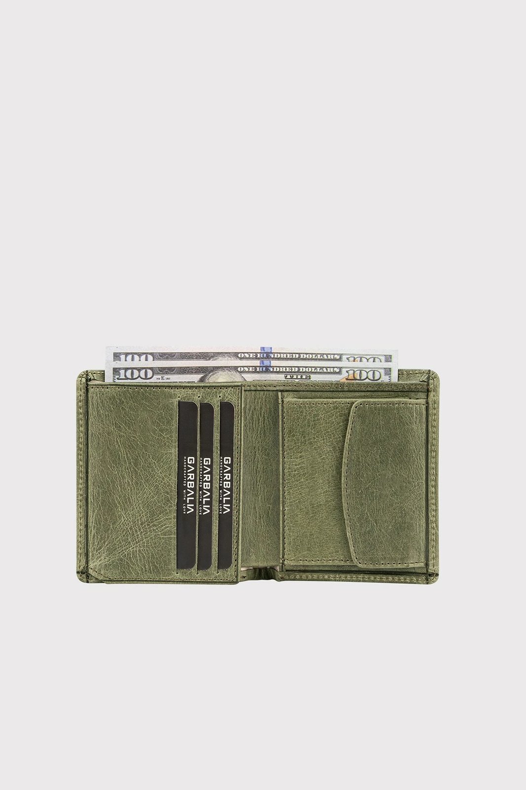 Portofol për burra Zoozie Bags, Dallas, ngjyrë e gjelbër e çmendur