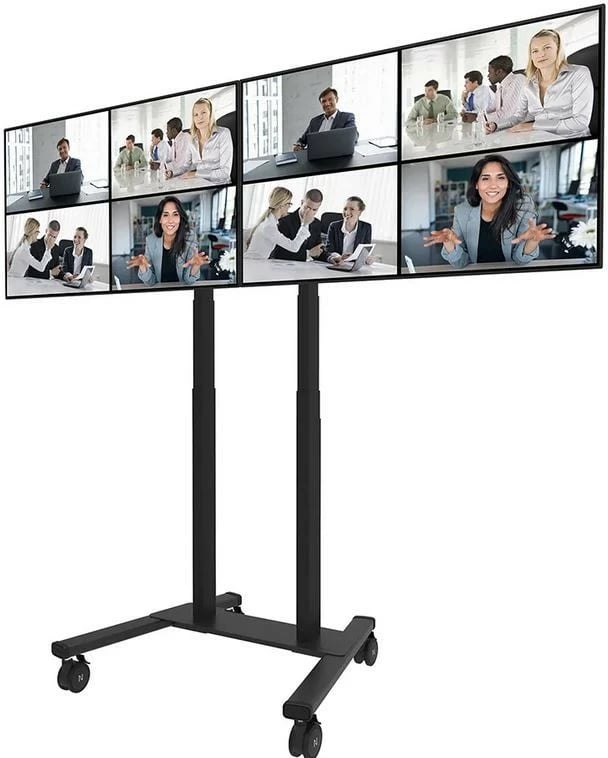 Adapter dy-ekranësh për mbajtëse, Neomounts ADM-875BL2, 42-65 inç, VESA deri 2000x600, deri 50 kg për ekran (100 kg max), për FL55-875BL1/WL55-875BL1, zi