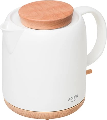 Çajnik elektrik, Adler, AD 1304, 1.0 L, 1200W, bazë 360°, tregues uji, ecru