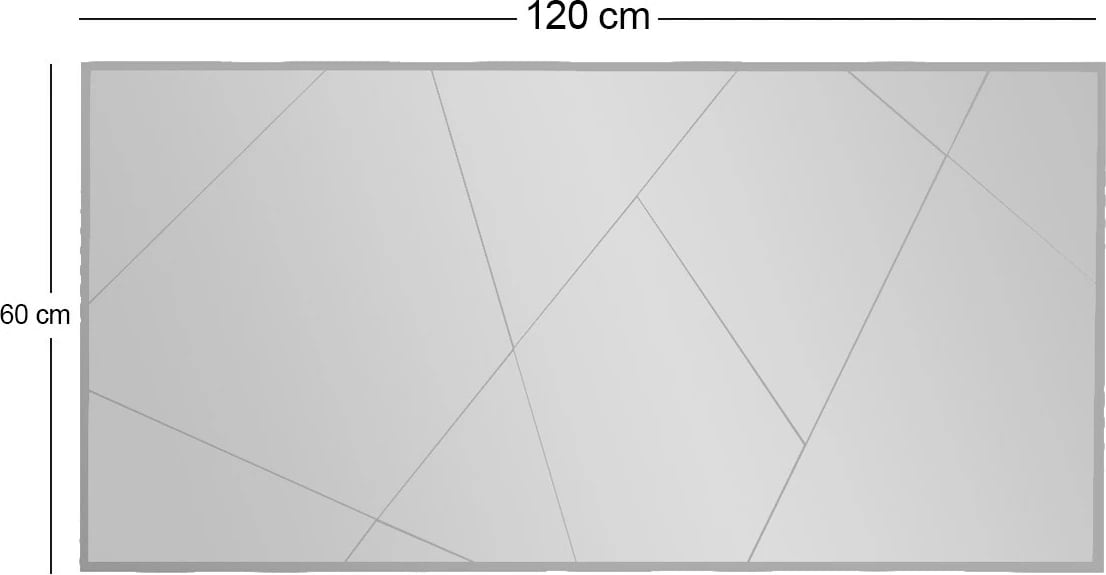 Pasqyrë muri Hanah Home, Eilish, e bardhë