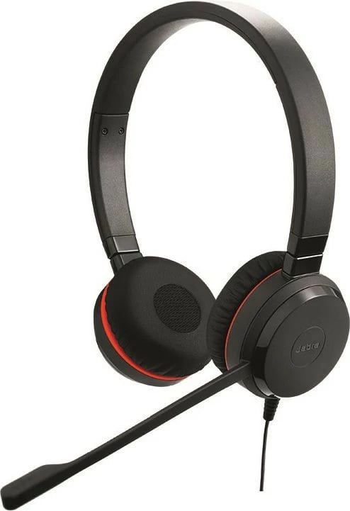 Kufje Jabra Evolve 30 II, me mikrofon, 3.5mm, e zezë e kuqe Kufje Jabra Evolve 30 II, me mikrofon, 3.5mm, e zezë e kuqe