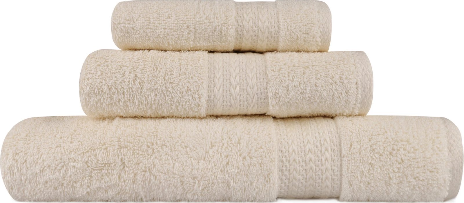 Set peshqirësh (3 copë), Mijölnir, krem