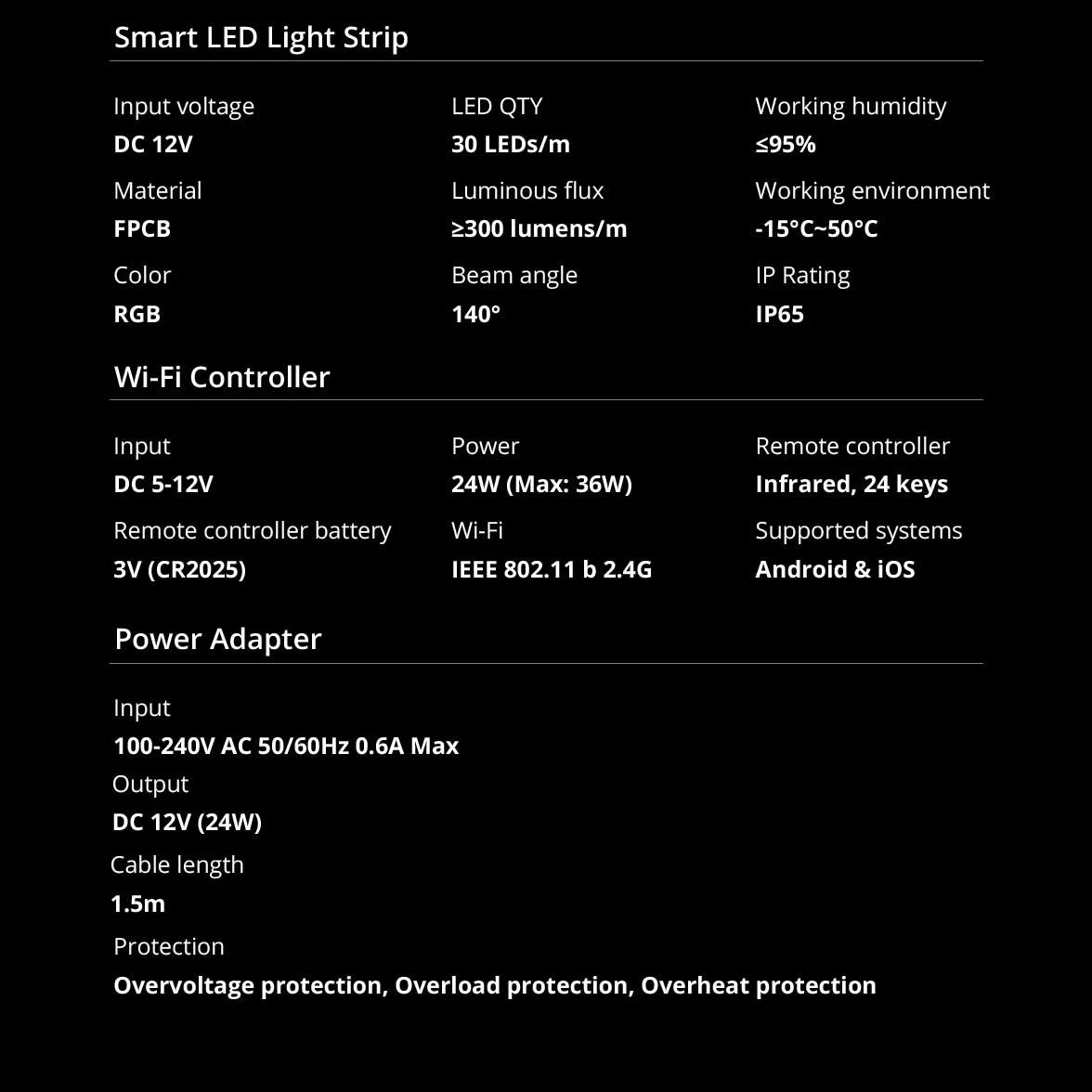 Shirit LED inteligjent Sonoff L2-5M, 5m, RGB, Wi-Fi, me telekomandë, i papërshkueshëm nga uji, set Shirit LED inteligjent Sonoff L2-5M, 5m, RGB, Wi-Fi, me telekomandë, i papërshkueshëm nga uji, set