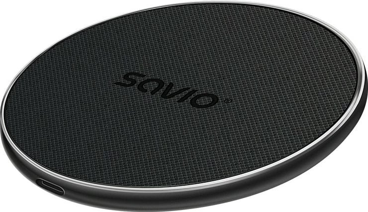 Karikues wireless Savio LA-08, 15W, USB-C, Qi, i zi