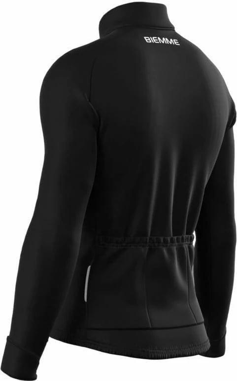 Maicë me gjatësi të gjatë Biemme për meshkuj, e zezë-gri